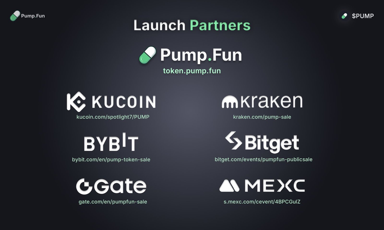 pump dot fun token launch